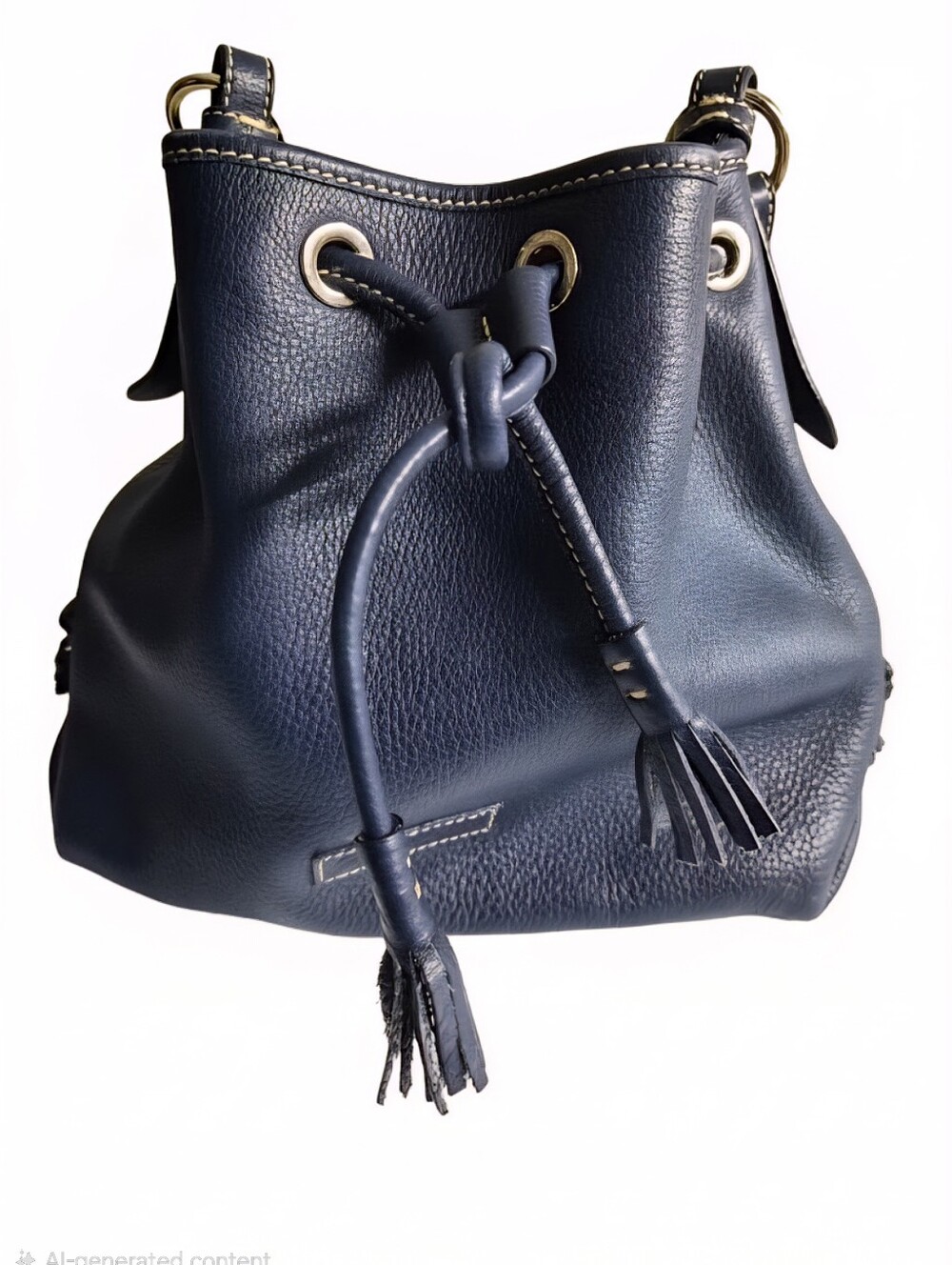 Dooney & Bourke All Weather Leather Drawstring Bucket Bag